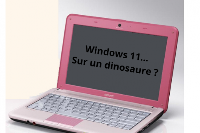 Est-il possible d'installer et faire fonctionner Windows 11 sur un vieil ordinateur Sony Vaio PCG-3C6P