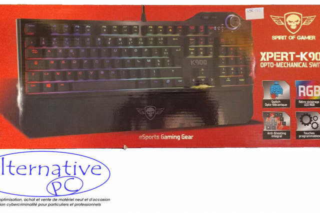 Spirit Of Gamer XPERT-K900, comme neuf