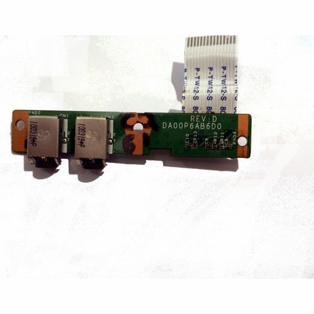 Carte port audio (ref DA00P6AB6D0) pour HP Compaq CQ61-210SN